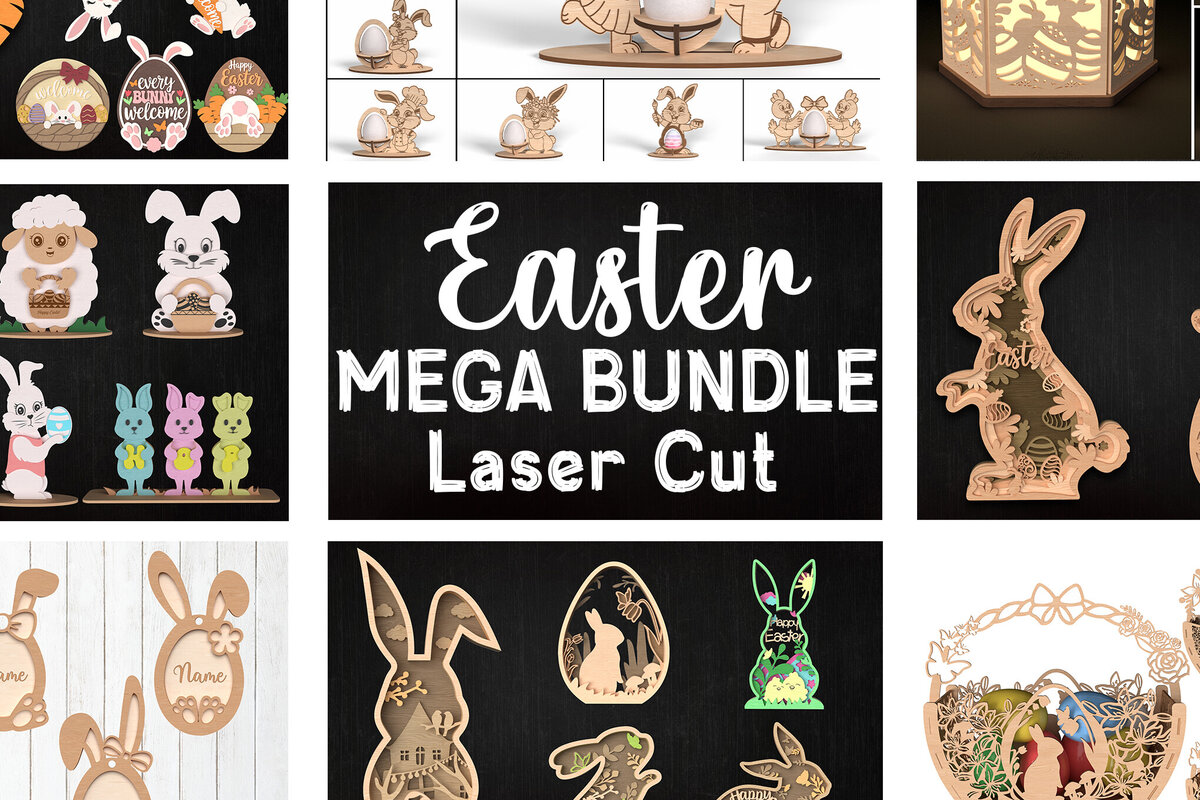 Σετ των 2 Intra απο ξύλο plywood  Χρώμα wenge 3mm-4mm πάχος - Πασχαλινό Mega Bundle Δίασταση 6x6 cm INTRAFABR-76957818