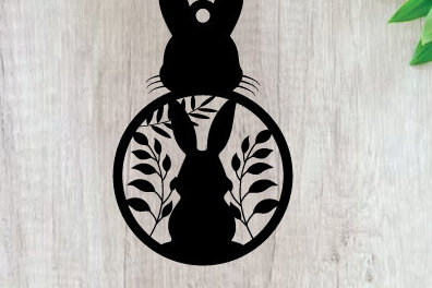 Intra απο ξύλο plywood  Χρώμα wenge 3mm-4mm πάχος - Πασχαλινή Τέχνη Τοίχου Κοπής με Λέιζερ Δίασταση 40x50 cm INTRAFABR-67606547