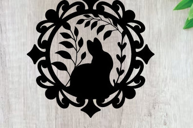 Intra απο ξύλο plywood  Χρώμα wenge 3mm-4mm πάχος - Πασχαλινή Τέχνη Τοίχου Κοπής με Λέιζερ Δίασταση 40x50 cm INTRAFABR-67606927