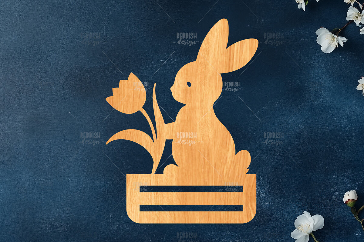 Σετ των 2 Intra απο ξύλο plywood  Χρώμα wenge 3mm-4mm πάχος - Πασχαλινό κλιπ χρημάτων Δίασταση 15x15 cm INTRAFABR-103849556