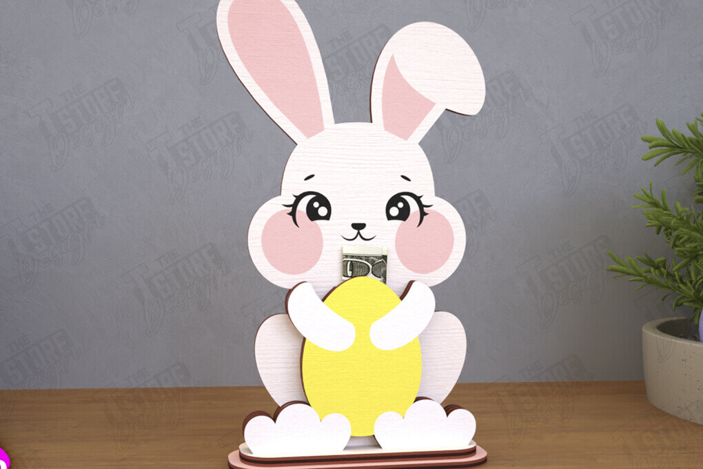 Σετ των 2 Intra απο ξύλο plywood  Χρώμα wenge 3mm-4mm πάχος - Πασχαλινός Χρηματοφύλακας | Ευχετήρια κάρτα |CNC Δίασταση 15x15 cm INTRAFABR-92650966