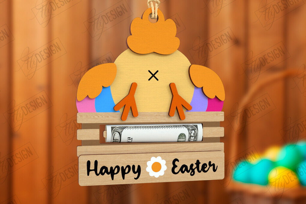 Σετ των 2 Intra απο ξύλο plywood  Χρώμα wenge 3mm-4mm πάχος - Πασχαλινός Χρηματοφύλακας | Ευχετήριες κάρτες Δίασταση 15x15 cm INTRAFABR-94353197