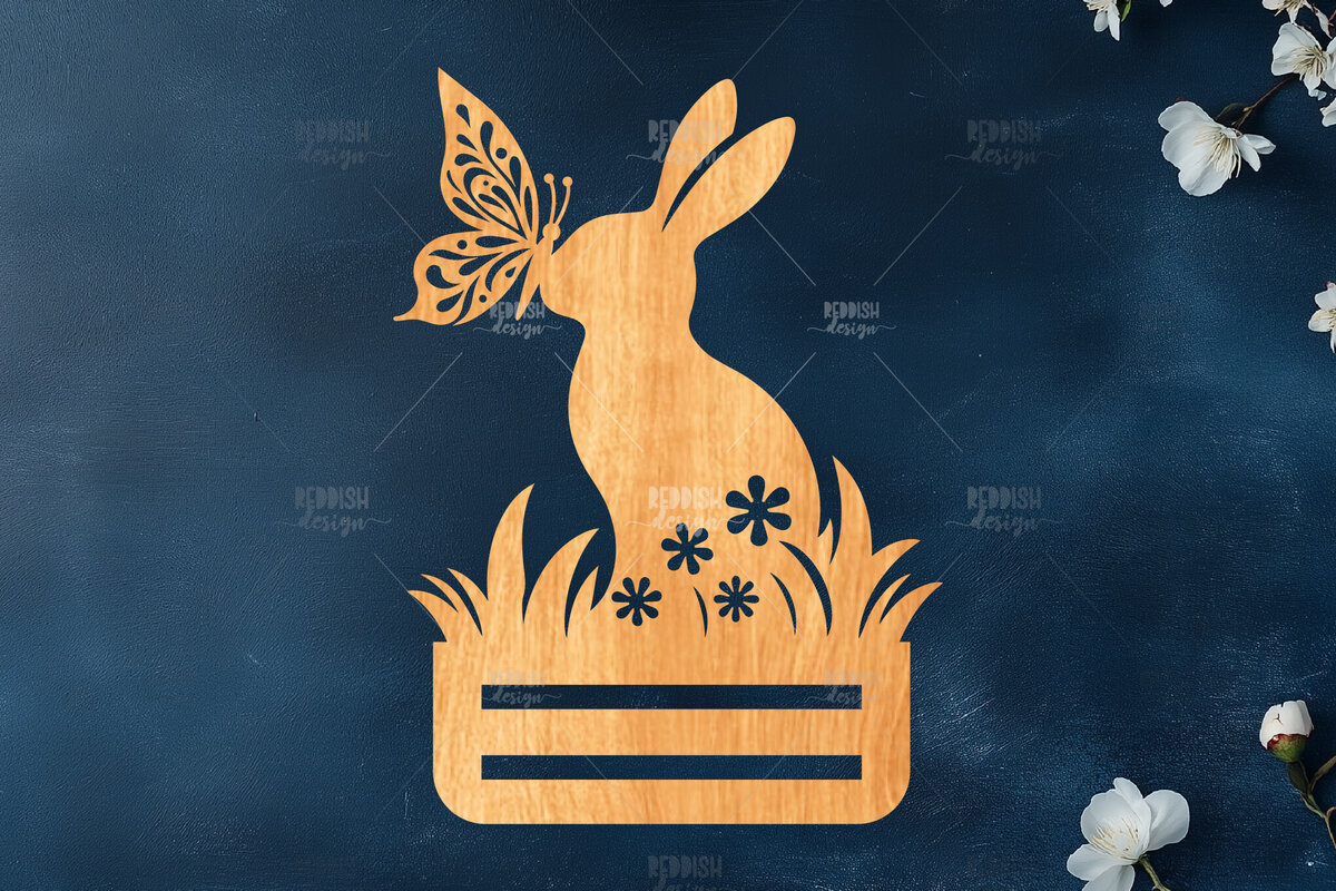 Σετ των 2 Intra απο ξύλο plywood  Χρώμα wenge 3mm-4mm πάχος - Πασχαλινή θήκη χρημάτων Δίασταση 15x15 cm INTRAFABR-63270489