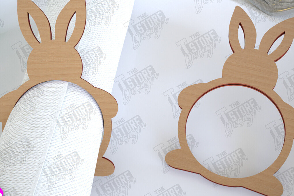 Σετ των 2 Intra απο ξύλο plywood  Χρώμα wenge 3mm-4mm πάχος - Πασχαλινά δαχτυλίδια χαρτοπετσέτας | Εορταστικό δείπνο Δίασταση 15x15 cm INTRAFABR-118026335