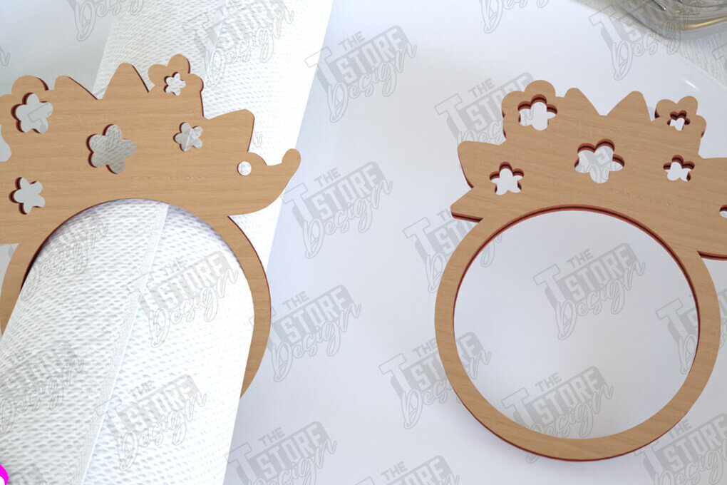 Σετ των 2 Intra απο ξύλο plywood  Χρώμα wenge 3mm-4mm πάχος - Πασχαλινά δαχτυλίδια χαρτοπετσέτας | Εορταστικό δείπνο Δίασταση 15x15 cm INTRAFABR-118026402