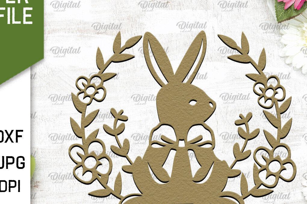 Σετ των 2 Intra απο ξύλο plywood  Χρώμα wenge 3mm-4mm πάχος - Πασχαλινό χαρτί κοπής. Πασχαλινή διακόσμηση με λέιζερ Δίασταση 15x15 cm INTRAFABR-99721470