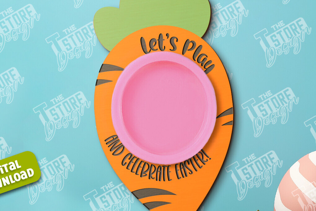 Σετ των 2 Intra απο ξύλο plywood  Χρώμα wenge 3mm-4mm πάχος - Δωροκάρτα Πασχαλινής Ζύμης | CNC Δίασταση 15x15 cm INTRAFABR-97291211