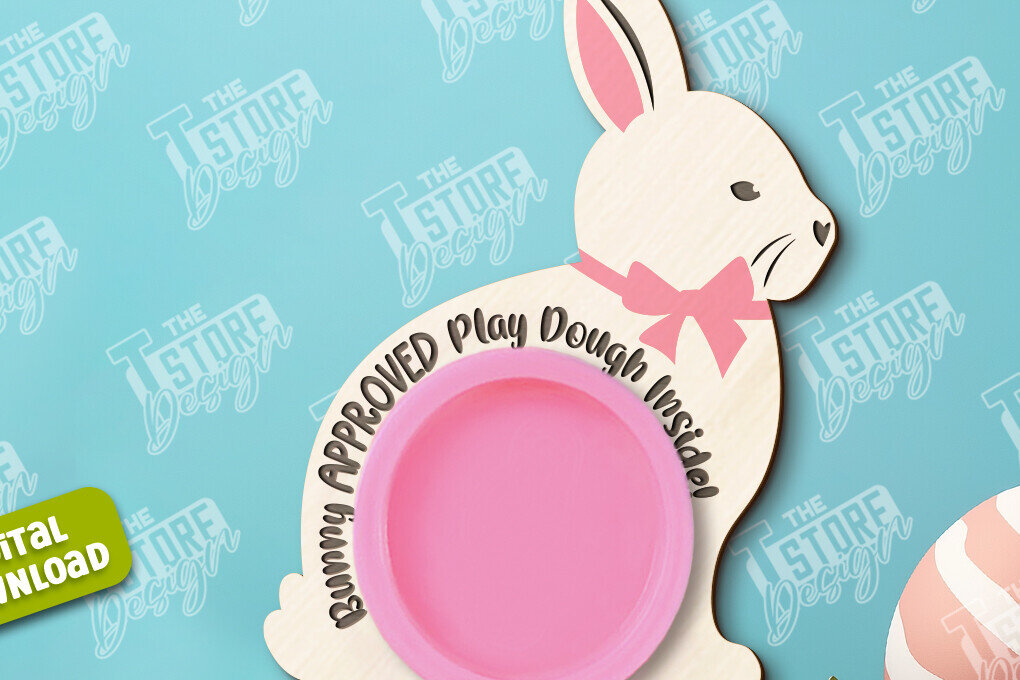 Σετ των 2 Intra απο ξύλο plywood  Χρώμα wenge 3mm-4mm πάχος - Δωροκάρτα Πασχαλινής Ζύμης | CNC Δίασταση 15x15 cm INTRAFABR-116586041