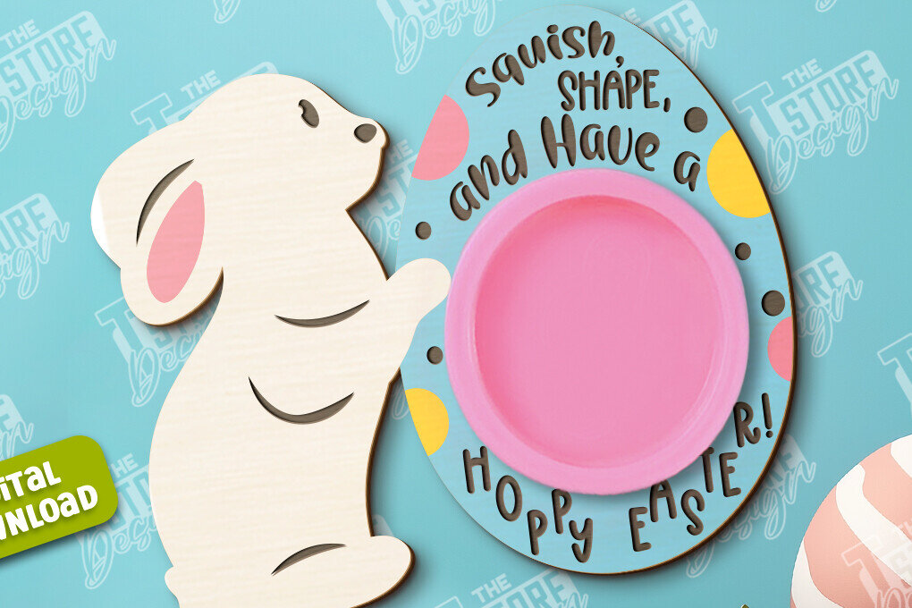 Σετ των 2 Intra απο ξύλο plywood  Χρώμα wenge 3mm-4mm πάχος - Δωροκάρτα Πασχαλινής Ζύμης | CNC Δίασταση 15x15 cm INTRAFABR-116586021