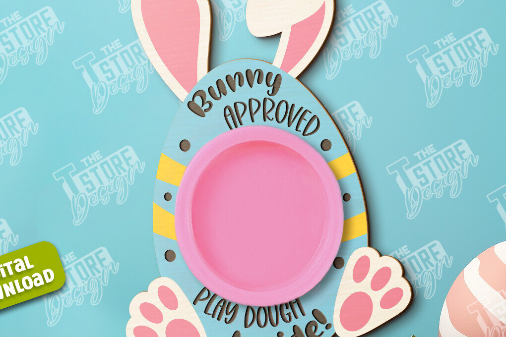 Σετ των 2 Intra απο ξύλο plywood  Χρώμα wenge 3mm-4mm πάχος - Δωροκάρτα Πασχαλινής Ζύμης | CNC Δίασταση 15x15 cm INTRAFABR-93256853