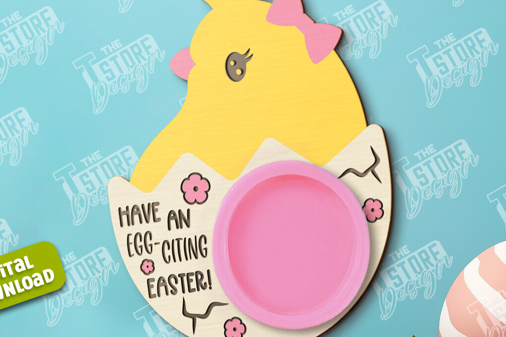 Σετ των 2 Intra απο ξύλο plywood  Χρώμα wenge 3mm-4mm πάχος - Δωροκάρτα Πασχαλινής Ζύμης | CNC Δίασταση 15x15 cm INTRAFABR-91515044