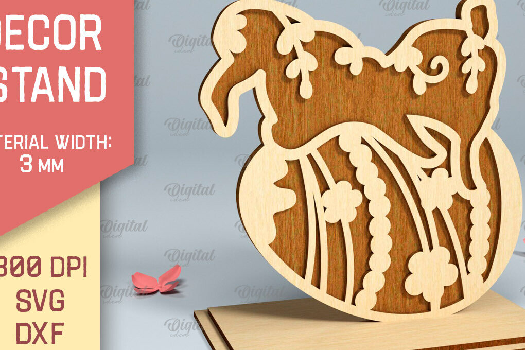 Σετ των 2 Intra απο ξύλο plywood  Χρώμα wenge 3mm-4mm πάχος - Πασχαλινό περίπτερο . Πασχαλινή διακόσμηση με λέιζερ Δίασταση 15x15 cm INTRAFABR-86112986