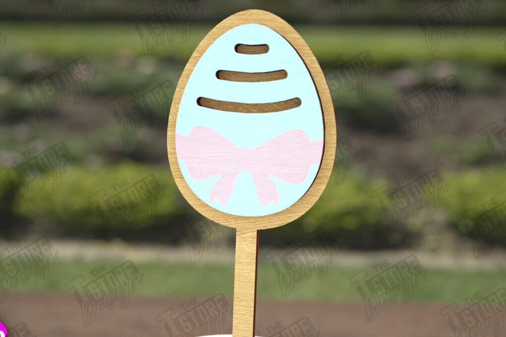 Σετ των 2 Intra απο ξύλο plywood  Χρώμα wenge 3mm-4mm πάχος - Πασχαλινά μπαστούνια για ανακατεύοντας ποτά | CNC Δίασταση 15x15 cm INTRAFABR-92573475