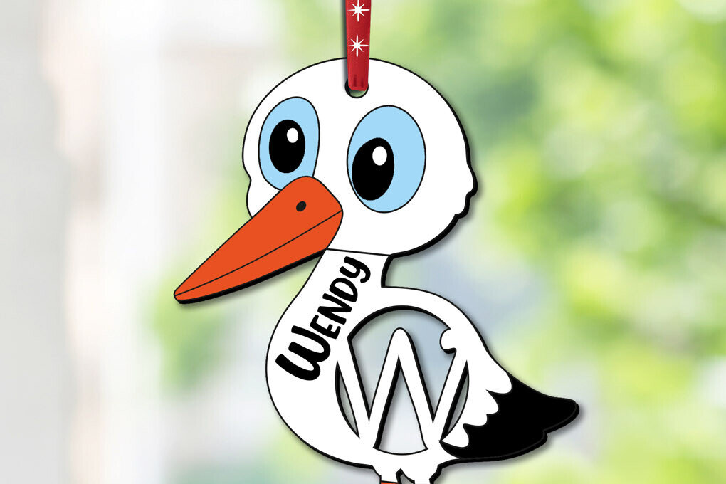 Σετ των 2 Intra απο ξύλο plywood  Χρώμα wenge 3mm-4mm πάχος - Πασχαλινό γράμμα W Καλάθι Όνομα Δίασταση 6x6 cm INTRAFABR-117653960