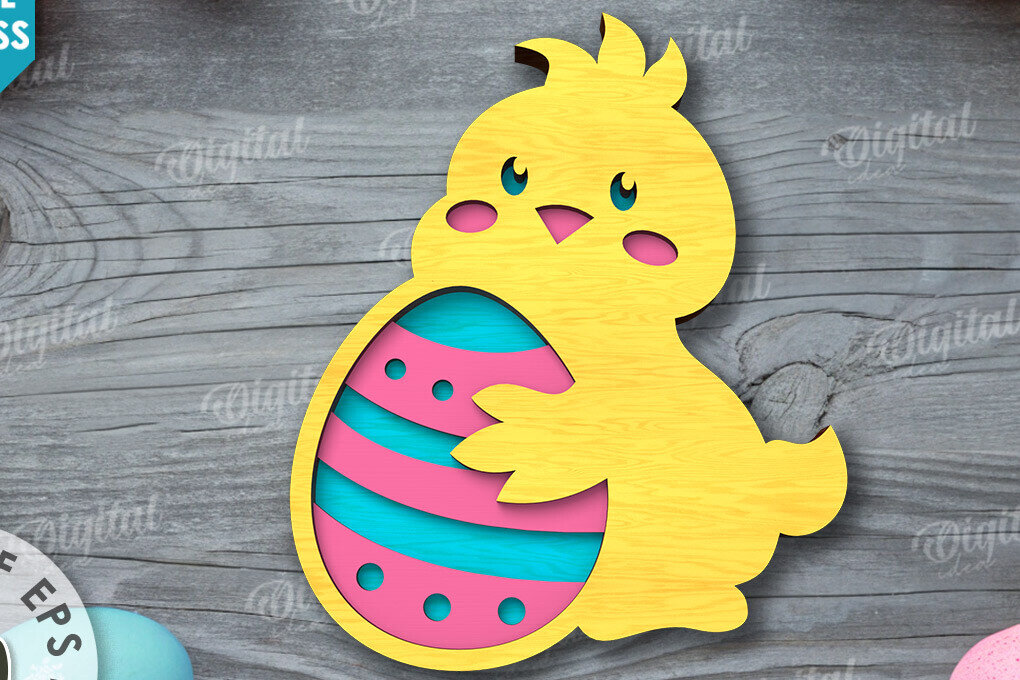 Σετ των 2 Intra απο ξύλο plywood  Χρώμα wenge 3mm-4mm πάχος - Πασχαλινός δίσκος με λέιζερ. Πασχαλινό Δίασταση 15x15 cm INTRAFABR-114531244