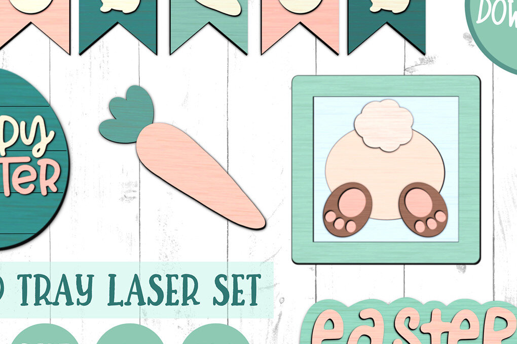 Intra απο ξύλο plywood  Χρώμα wenge 3mm-4mm πάχος - Σετ λέιζερ πασχαλινός δίσκος| Glowforge Δίασταση 20x25 cm INTRAFABR-115130563