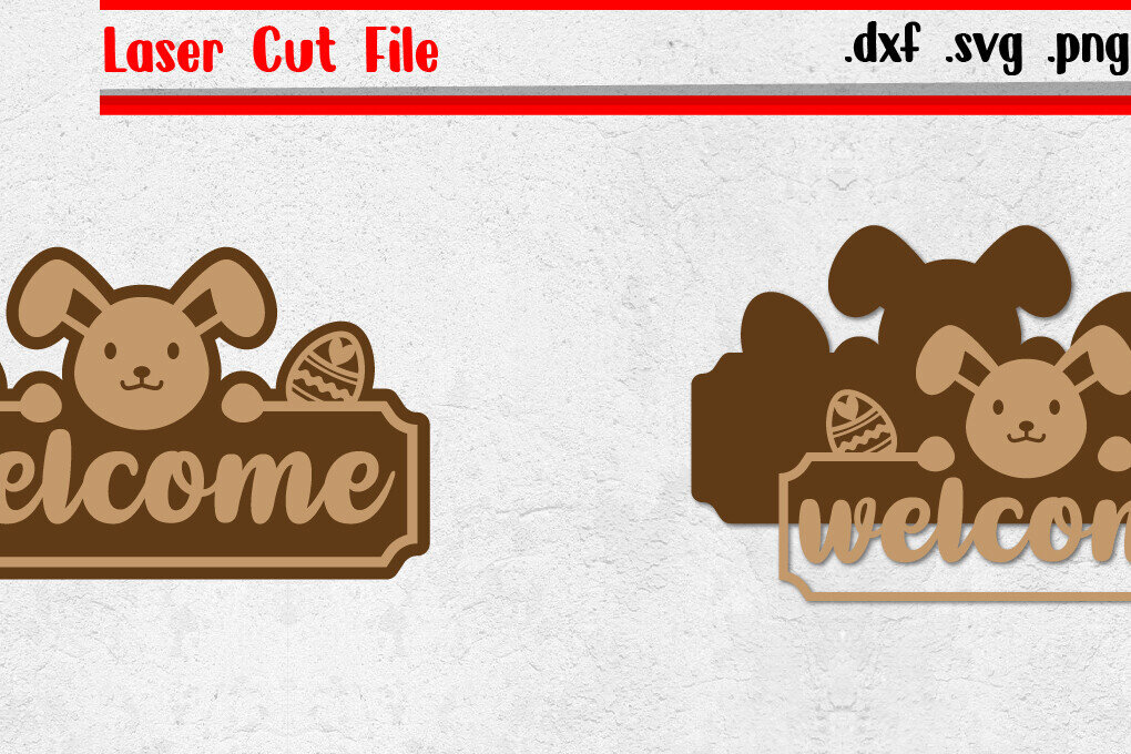 Intra απο ξύλο plywood  Χρώμα wenge 3mm-4mm πάχος - Πασχαλινό σημάδι καλωσορίσματος - με λέιζερ Δίασταση 30x20 cm INTRAFABR-90227628