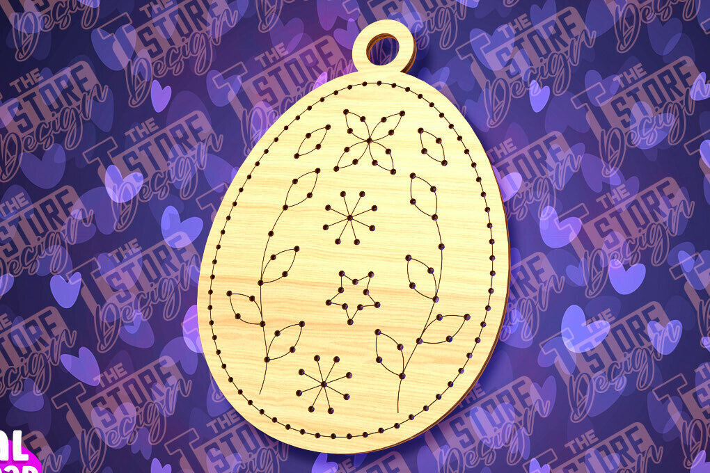 Σετ των 2 Intra απο ξύλο plywood  Χρώμα wenge 3mm-4mm πάχος - Πασχαλινό Ξυλοκέντημα Κενό | Δίασταση 15x15 cm INTRAFABR-112492456