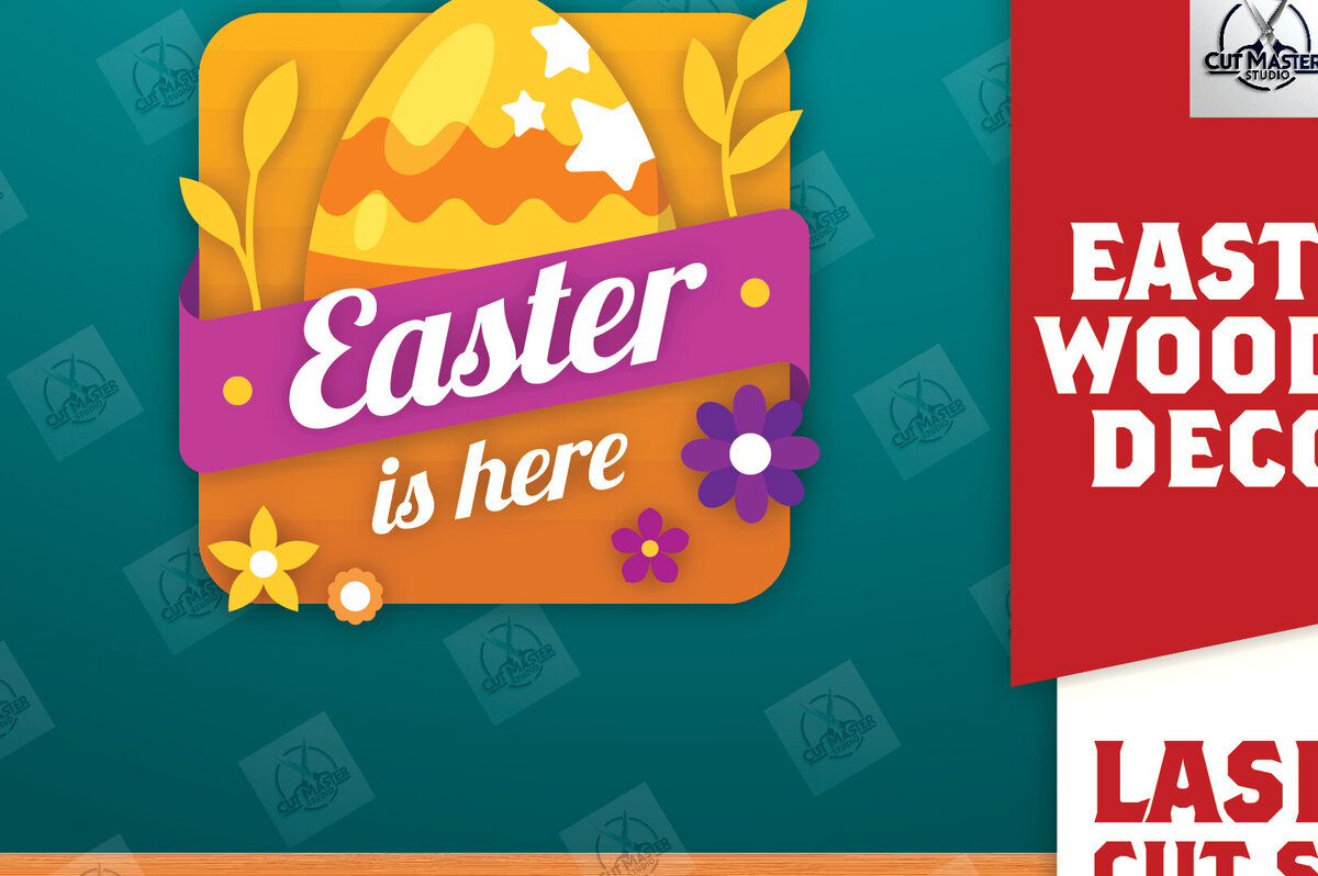 Σετ των 2 Intra απο ξύλο plywood  Χρώμα wenge 3mm-4mm πάχος - Πασχαλινή Ξύλινη Διακόσμηση Δίασταση 15x15 cm INTRAFABR-112747912