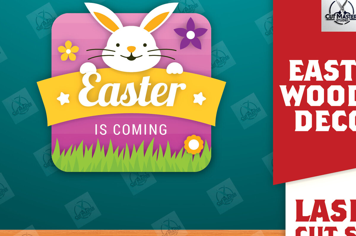 Σετ των 2 Intra απο ξύλο plywood  Χρώμα wenge 3mm-4mm πάχος - Πασχαλινή Ξύλινη Διακόσμηση Δίασταση 15x15 cm INTRAFABR-112747847