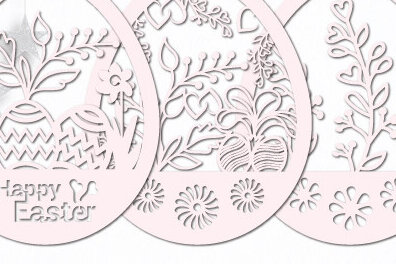 Σετ των 2 Intra απο ξύλο plywood  Χρώμα wenge 3mm-4mm πάχος - Πασχαλινό Ξύλινο Αυγό Cut Bundle 1436 Δίασταση 15x15 cm INTRAFABR-88838033