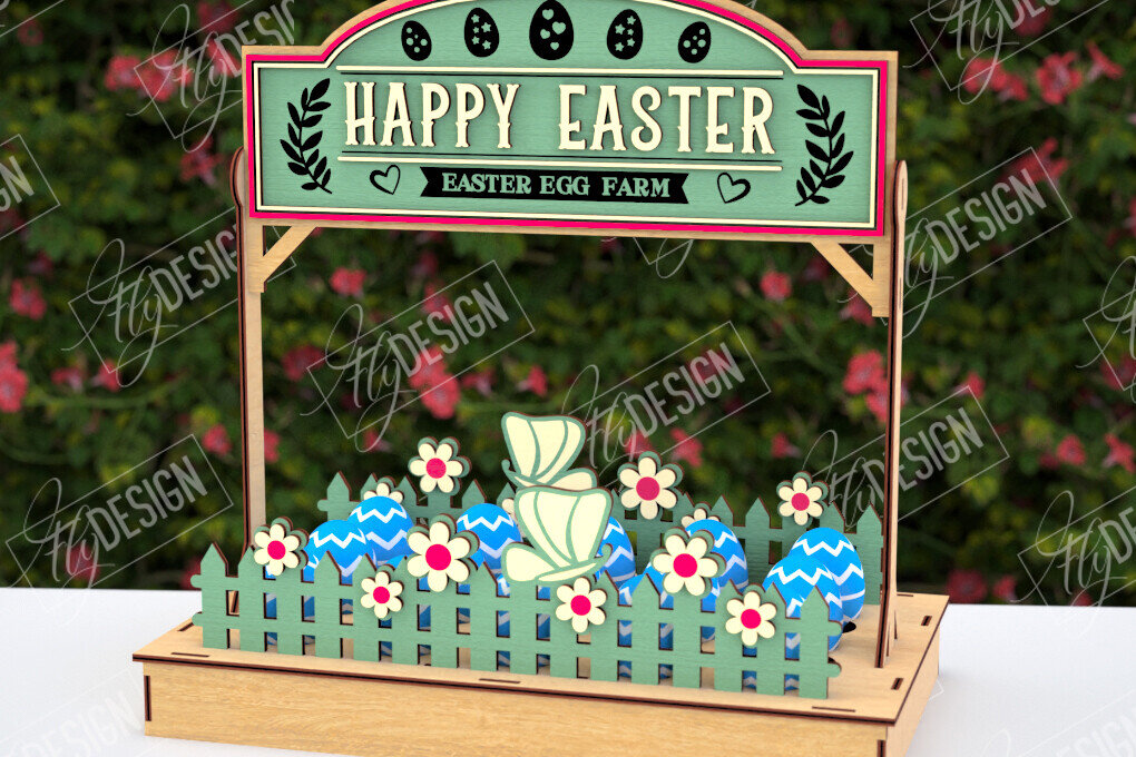 Σετ των 2 Intra απο ξύλο plywood  Χρώμα wenge 3mm-4mm πάχος - Αυγοστάσιο Πάσχα | Πασχαλινή Αυγοθήκη|CNC Δίασταση 15x15 cm INTRAFABR-82001125