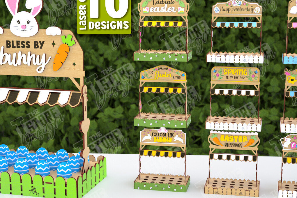 Σετ των 2 Intra απο ξύλο plywood  Χρώμα wenge 3mm-4mm πάχος - Στάση αυγών για το πασχαλινό πακέτο | Αυγοθήκη Δίασταση 15x15 cm INTRAFABR-71768649