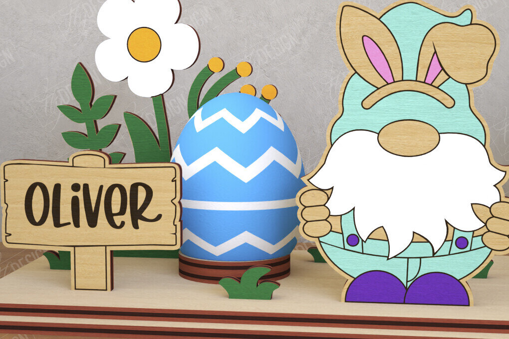 Σετ των 2 Intra απο ξύλο plywood  Χρώμα wenge 3mm-4mm πάχος - Αυγοστάσιο για το Πάσχα | Πασχαλινή αυγοθήκη Δίασταση 15x15 cm INTRAFABR-71996373