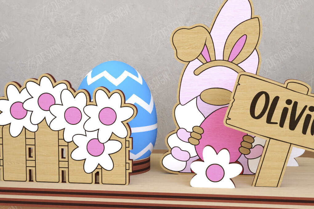 Σετ των 2 Intra απο ξύλο plywood  Χρώμα wenge 3mm-4mm πάχος - Αυγοστάσιο για το Πάσχα | Πασχαλινή αυγοθήκη Δίασταση 15x15 cm INTRAFABR-71627922