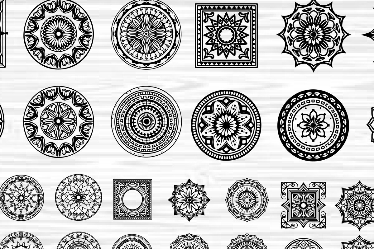 Σετ των 2 Intra απο ξύλο plywood  Χρώμα wenge 3mm-4mm πάχος - Κομψή δέσμη με floral πάνελ Δίασταση 6x6 cm INTRAFABR-110452480