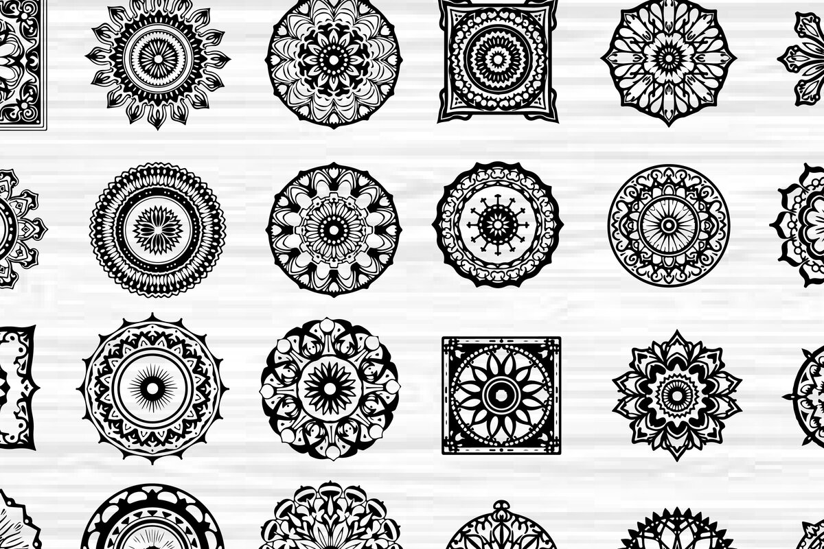 Σετ των 2 Intra απο ξύλο plywood  Χρώμα wenge 3mm-4mm πάχος - Κομψή δέσμη με floral πάνελ Δίασταση 6x6 cm INTRAFABR-110452508