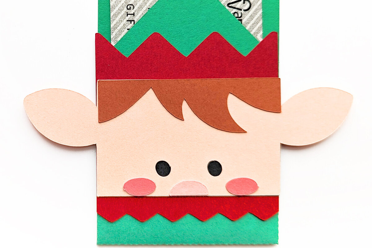 Σετ των 2 Intra απο ξύλο plywood  Χρώμα wenge 3mm-4mm πάχος - Θήκη δωροκάρτας Elf Face Δίασταση 15x15 cm INTRAFABR-98259151