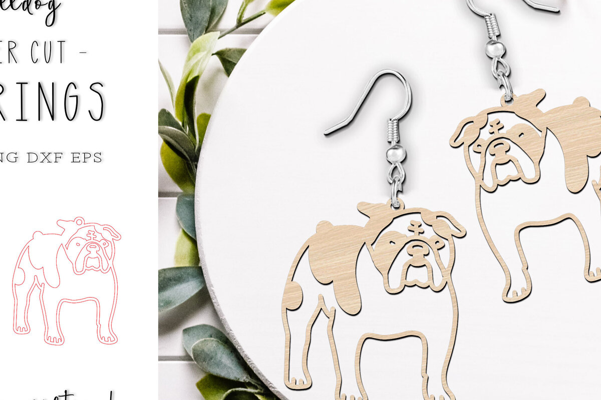 Intra απο ξύλο plywood  Χρώμα wenge 3mm-4mm πάχος - Αγγλικά σκουλαρίκια σκυλιών μπουλντόγκ με λέιζερ Δίασταση 900x900 cm INTRAFABR-69697136