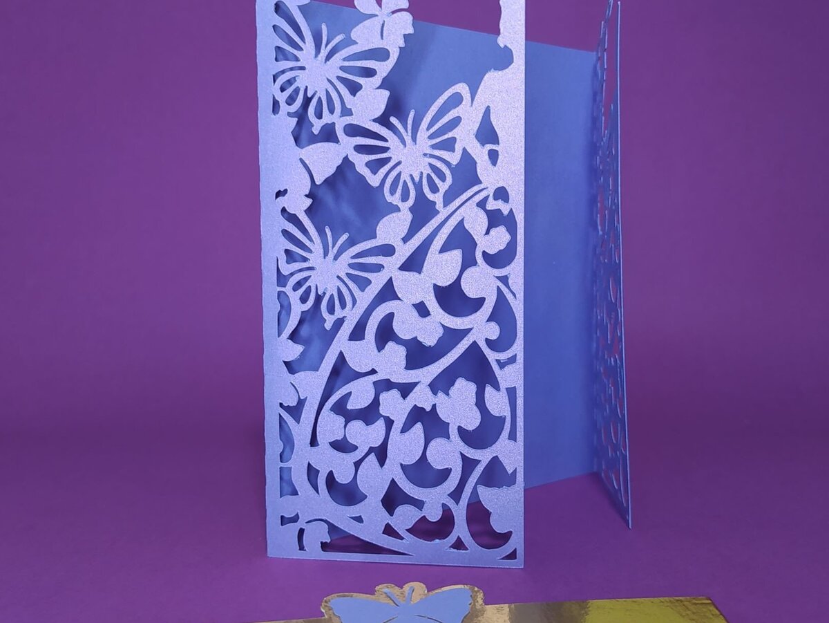 Σετ των 2 Intra απο ξύλο plywood  Χρώμα wenge 3mm-4mm πάχος - Φάκελος Διπλός Ανοιγόμενος SWEET SIXTEEN Δίασταση 20x20 cm INTRAFABR-98048091