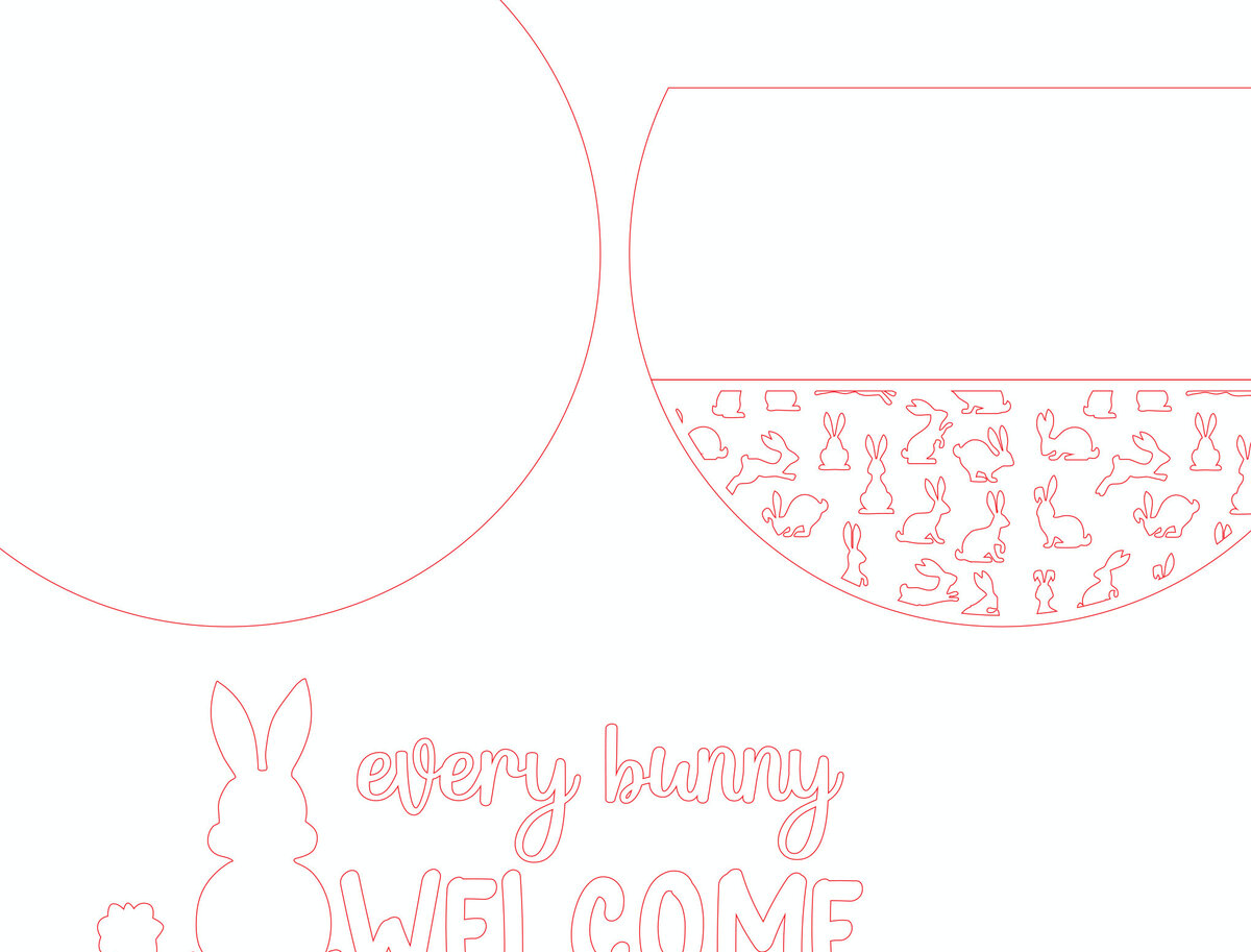 Σετ των 2 Intra απο ξύλο plywood  Χρώμα wenge 3mm-4mm πάχος - Κάθε λαγουδάκι καλωσορίσματος Δίασταση 20x20 cm INTRAFABR-95304191