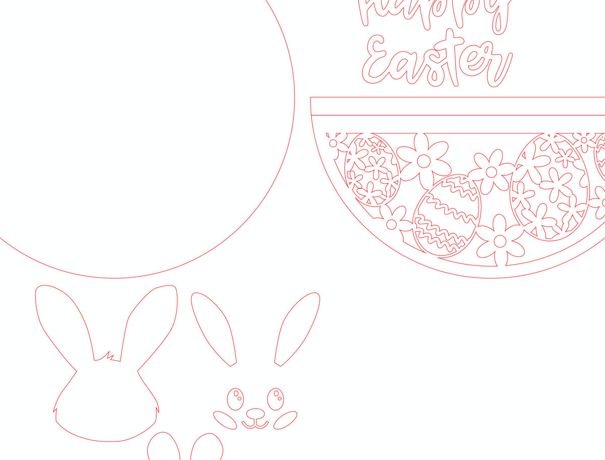 Σετ των 2 Intra απο ξύλο plywood  Χρώμα wenge 3mm-4mm πάχος - Κάθε λαγουδάκι καλωσορίσματος Δίασταση 20x20 cm INTRAFABR-95304210