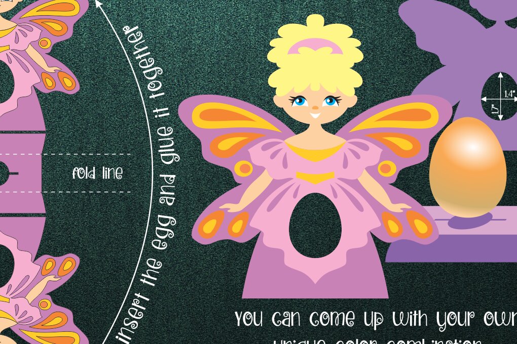 Σετ των 2 Intra απο ξύλο plywood  Χρώμα wenge 3mm-4mm πάχος - Πρότυπο θήκης πασχαλινών αυγών νεράιδων Δίασταση 15x15 cm INTRAFABR-123409053