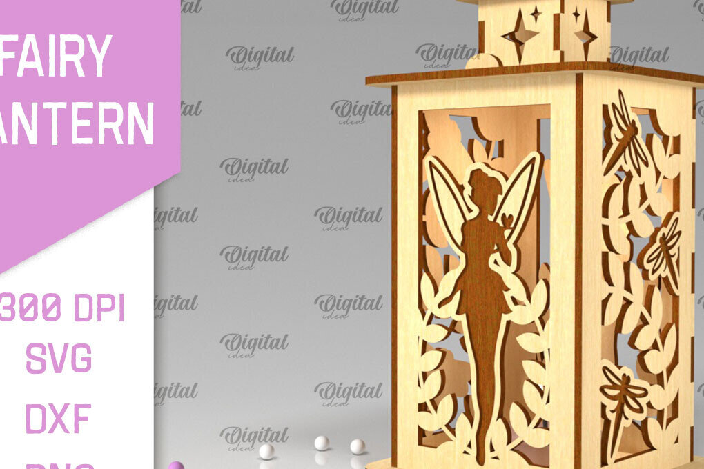 Intra απο ξύλο plywood  Χρώμα wenge 3mm-4mm πάχος - Fairy LaserCut. Fairy Design Δίασταση 30x20 cm INTRAFABR-88133258