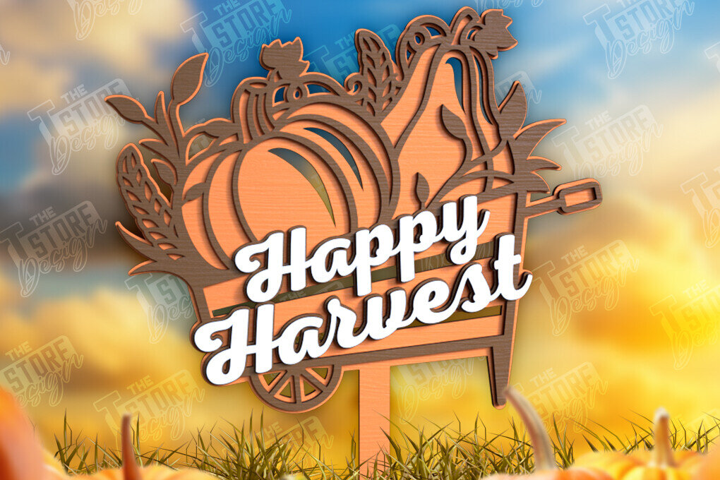 Σετ των 2 Intra απο ξύλο plywood  Χρώμα wenge 3mm-4mm πάχος - Fall Garden Stake | Διακόσμηση Κήπου Δίασταση 20x20 cm INTRAFABR-109676843