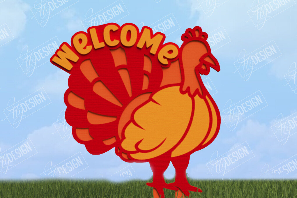 Σετ των 2 Intra απο ξύλο plywood  Χρώμα wenge 3mm-4mm πάχος - Fall Garden Stake | Πάσσαλος γκαζόν | Συγκομιδή Δίασταση 20x20 cm INTRAFABR-122878078