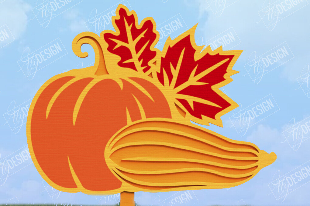 Σετ των 2 Intra απο ξύλο plywood  Χρώμα wenge 3mm-4mm πάχος - Fall Garden Stake | Πάσσαλος γκαζόν | Συγκομιδή Δίασταση 20x20 cm INTRAFABR-17873879