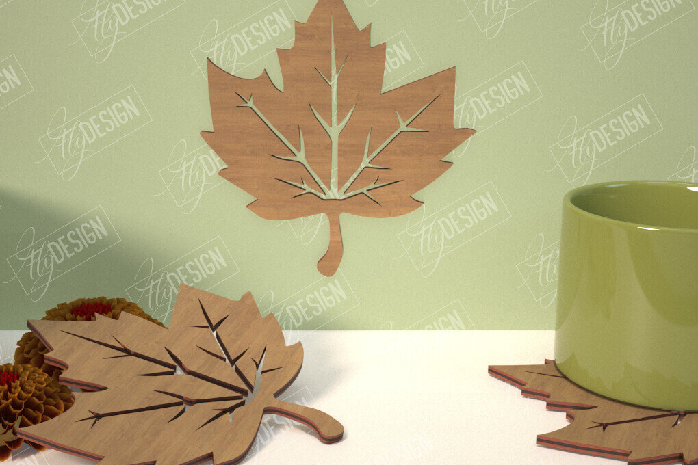 Intra απο ξύλο plywood  Χρώμα wenge 3mm-4mm πάχος - Φθινοπωρινό φύλλο | Φθινοπωρινά Σύμβολα | Φθινοπωρινή σεζόν Δίασταση 30x20 cm INTRAFABR-71788088