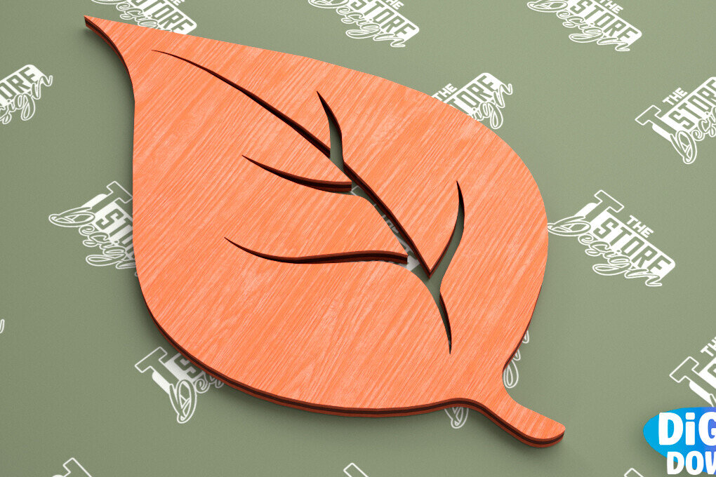 Intra απο ξύλο plywood  Χρώμα wenge 3mm-4mm πάχος - Φθινοπωρινό φύλλο | Φθινοπωρινά Σύμβολα | Φθινοπωρινή σεζόν Δίασταση 30x20 cm INTRAFABR-79513583