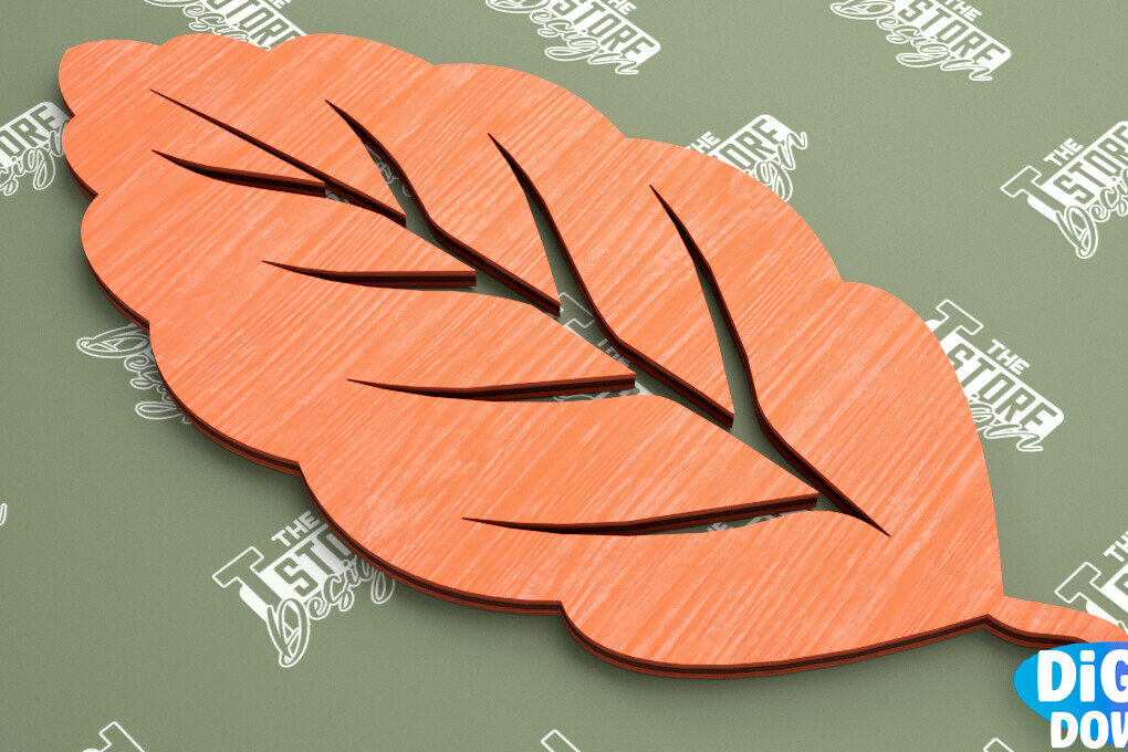 Intra απο ξύλο plywood  Χρώμα wenge 3mm-4mm πάχος - Φθινοπωρινό φύλλο | Φθινοπωρινά Σύμβολα | Φθινοπωρινή σεζόν Δίασταση 30x20 cm INTRAFABR-71788815