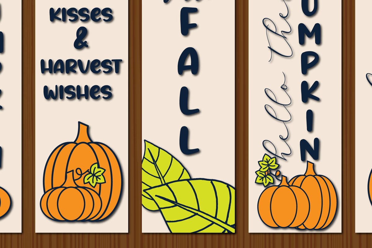 Intra απο ξύλο plywood  Χρώμα wenge 3mm-4mm πάχος - Πακέτο Sign Fall Porch | Φθινοπωρινό Δίασταση 30x20 cm INTRAFABR-80088378