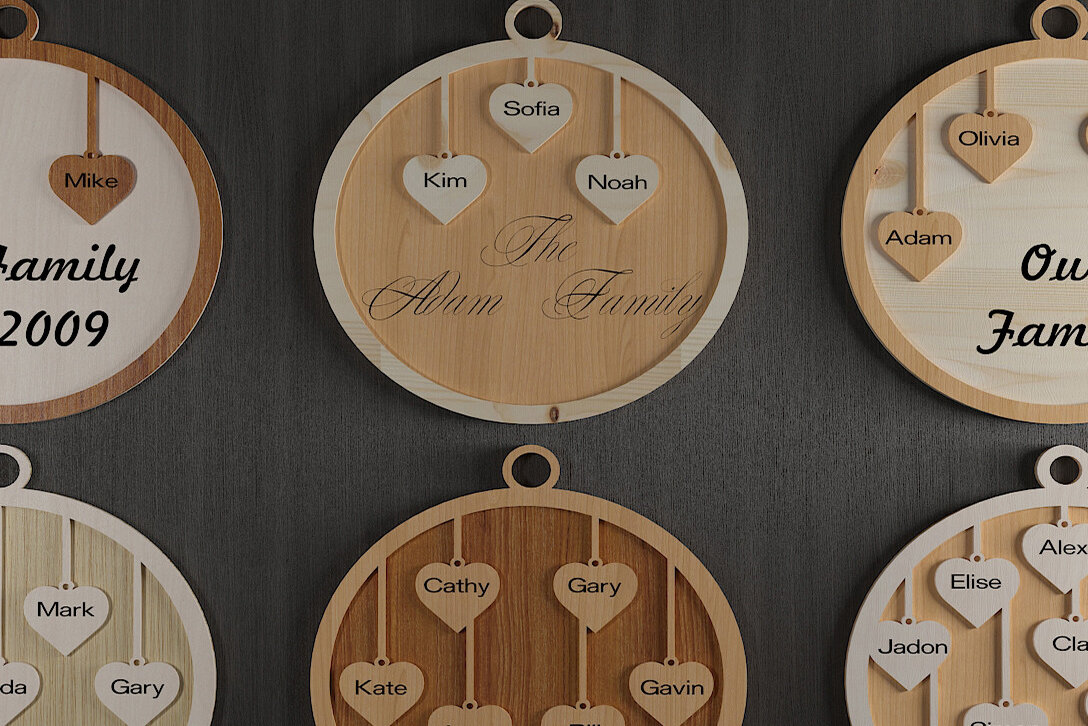 Intra απο ξύλο plywood  Χρώμα wenge 3mm-4mm πάχος - Πίνακες γενεθλίων οικογενειακών εορτασμών 480 Δίασταση 30x20 cm INTRAFABR-28543099