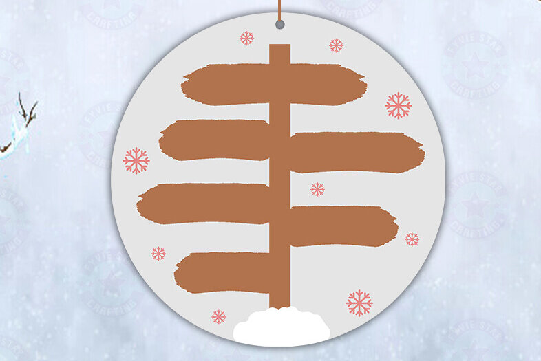 Intra απο ξύλο plywood  Χρώμα wenge 3mm-4mm πάχος - Οικογενειακό Χριστουγεννιάτικο Στολίδι Png Δίασταση 20x25 cm INTRAFABR-123821829