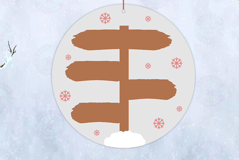 Intra απο ξύλο plywood  Χρώμα wenge 3mm-4mm πάχος - Οικογενειακό Χριστουγεννιάτικο Στολίδι Png Δίασταση 20x25 cm INTRAFABR-32824115