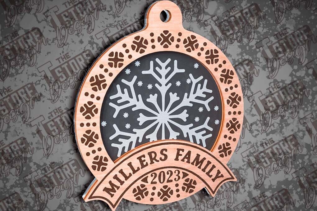 Σετ των 2 Intra απο ξύλο plywood  Χρώμα wenge 3mm-4mm πάχος - Οικογενειακά Διακοσμητικά Σχέδιο Δίασταση 6x6 cm INTRAFABR-109336981