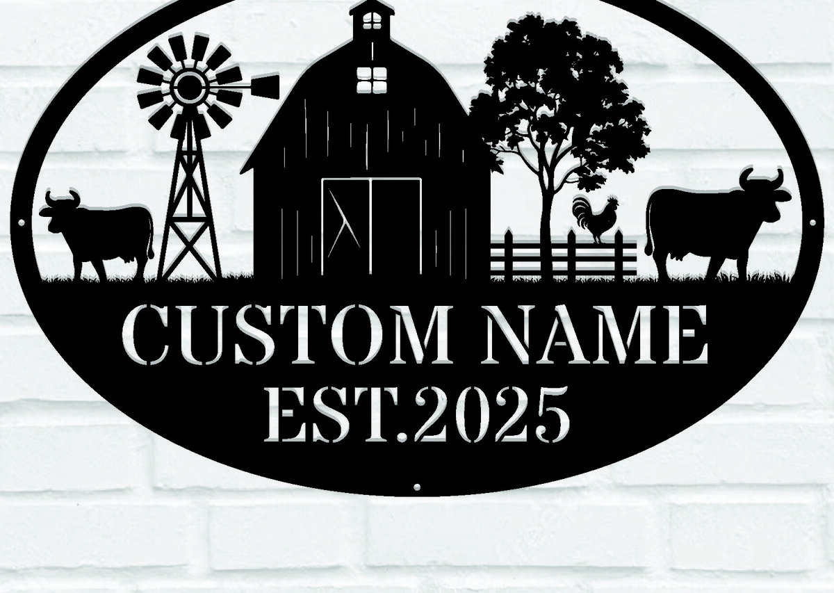 Intra απο ξύλο plywood  Χρώμα wenge 3mm-4mm πάχος - ές επιγραφές Farm House Δίασταση 30x40 cm INTRAFABR-23753094